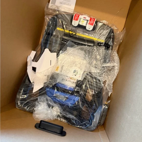 Doona Infant Car Seat & Stroller in Black with Yellow Accents - Picture 7 of 9